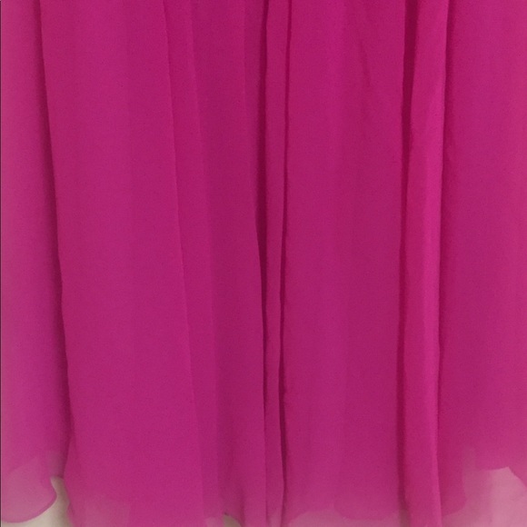 Embellished Hot Pink Short Sleeve Dress Kate Spade - Picture 6 of 7